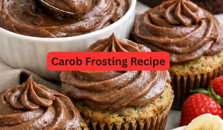 Carob Frosting Recipe
