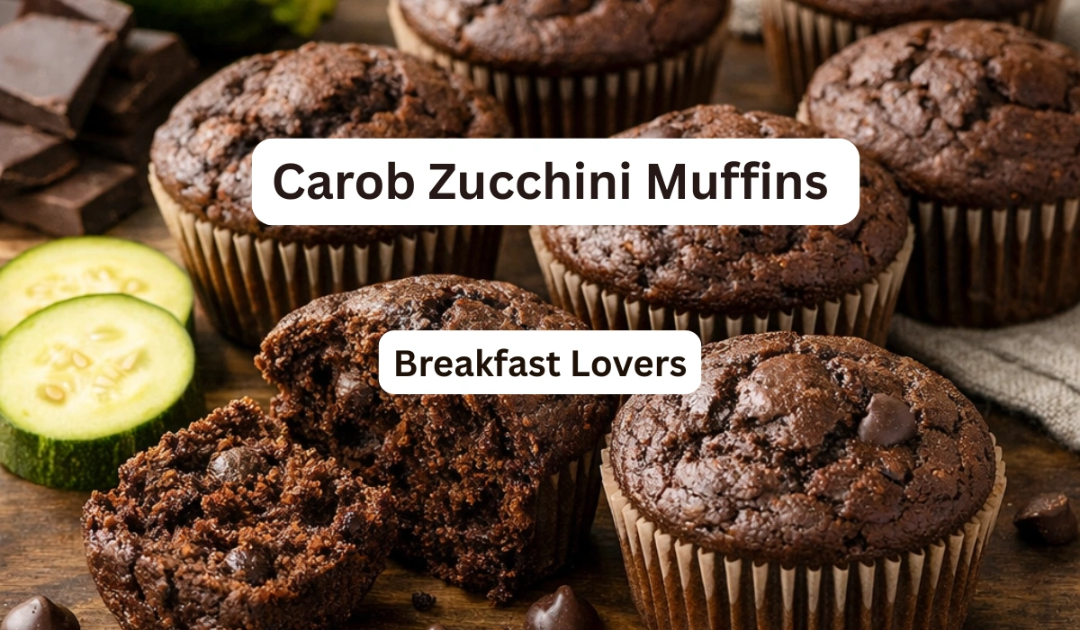 Carob Zucchini Muffins