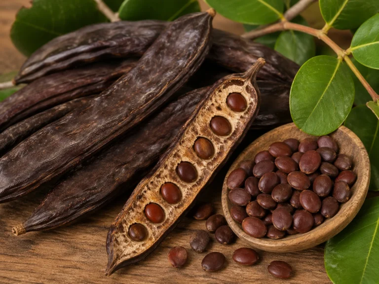 Carob Fruit and Seeds