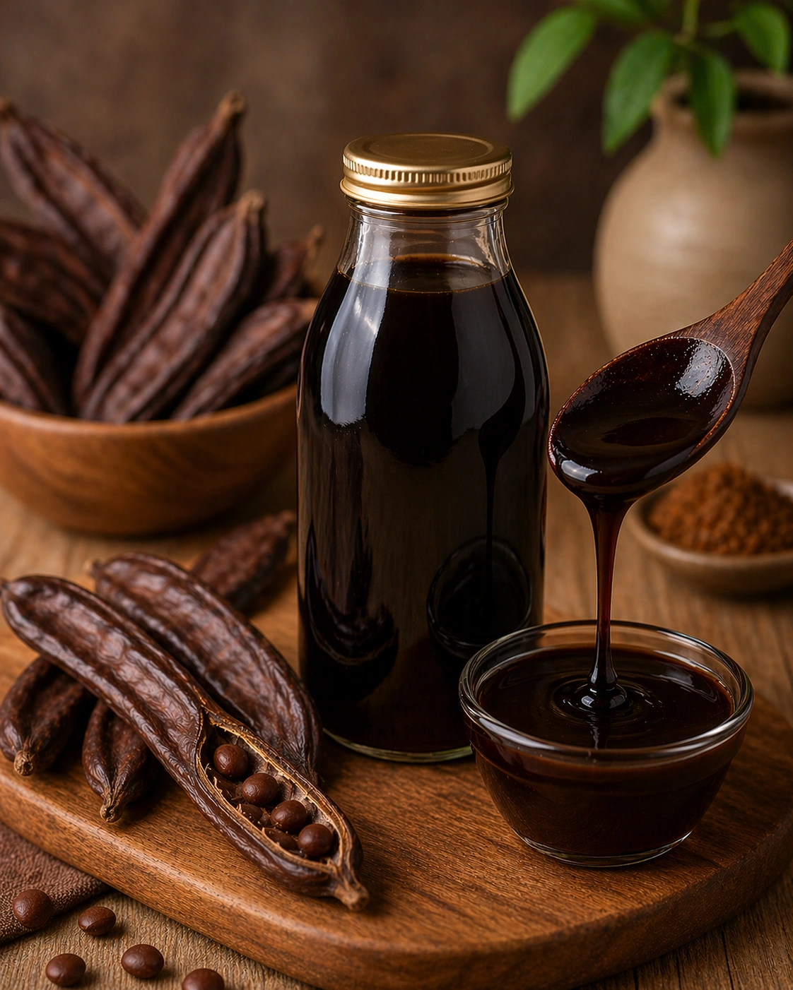 Carob syrup